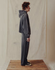 PIN TUCK LOOSE SWEAT PANT