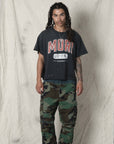 "NO EXIT" BOXY CROP TEE