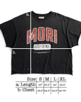 "NO EXIT" BOXY CROP TEE